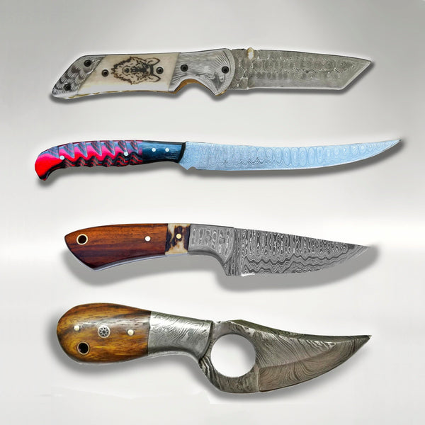 Collectible Damascus Steel Knives from DownHomeModern