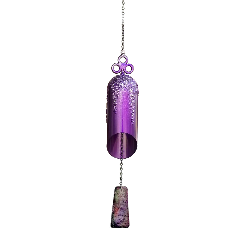 Large Wind Bell featuring our signature grape motif called the  Vina Madre. Shop wind bells and wind chimes at DownHomeModern